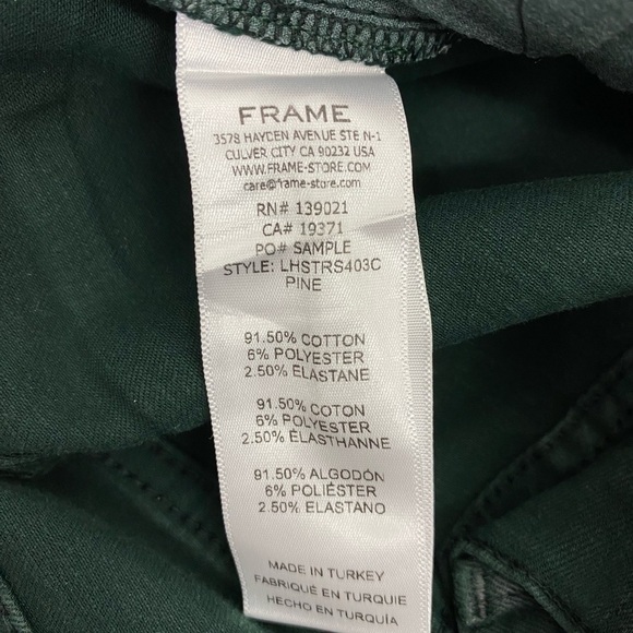 Frame Le High Straight in Pine - NWOT - Picture 8 of 15